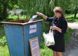 Environmental action "Everyone can help to solve environmental problems by separation of household waste"